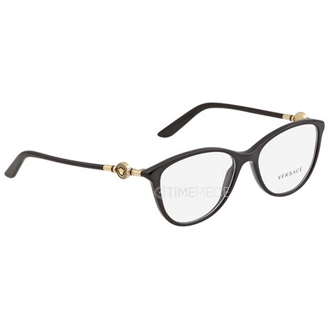 versace glasses ve3175 gb1|Versace™ VE3175 GB1 54 Black Eyeglasses .